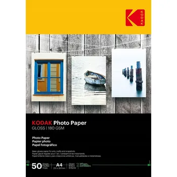 Fotopapír Fotografický papír Kodak 513 lesklý 21 x 30 cm, 180 g/m², 50 listů