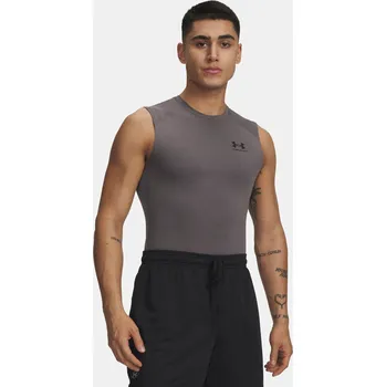 Pánské kompresní tílko Under Armour HG Armour Comp S 1361522-090 Šedá XXL