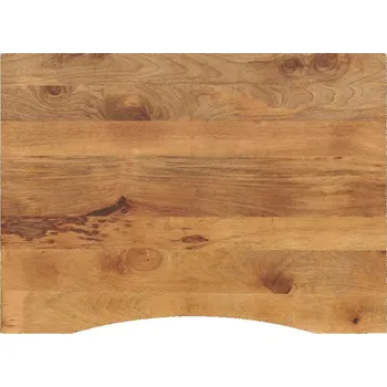 Psací stůl Dřevěná deska k psacímu stolu z manga 100 x 80 x 2,5 cm přírodní