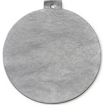 Vánoční ozdoba Tmavě stříbrná vánoční ozdoba baňka Inoue