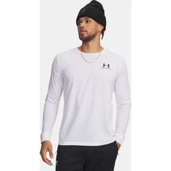 Pánské tričko Pánské tričko Under Armour SPORTSTYLE LEFT CHEST LS 1329585-100 Bílá MD