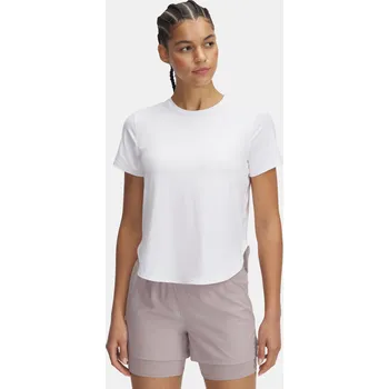 Dámské tričko Under Armour UA Launch Elite Shortslee 1389564-100 Bílá XS