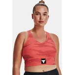 Under Armour Dámská podprsenka UA Pjt Rock HG Bra 1371369-824 Oranžová L