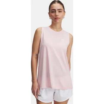 Dámská móda Dámské tílko Under Armour Tech Tank Twist 1383656-647 Růžová XS