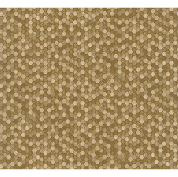 Tapeta Marburg Vliesová tapeta na zeď, zlatá, hexagony, 35815, Papis Loveday Fashion Icon, Marburg, velikost 10,05 x 0,7 m