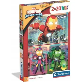 Puzzle Puzzle Clementoni 40 dílků Iron Man and His Awesome friends