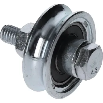 Pojezdová kladka ø40 mm se šroubem a s U drážkou pro kolejnicové brány