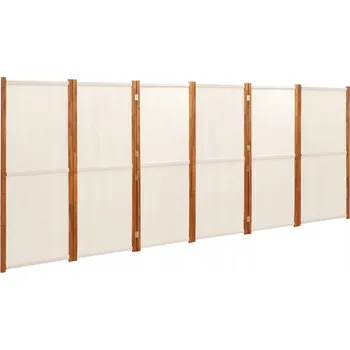 Paraván Paraván krémový 420 x 180 cm