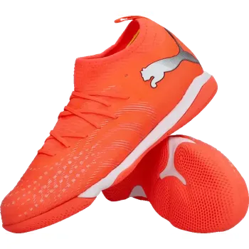 Dětská móda Dětské sálové kopačky Puma Future 9 Match IN červené