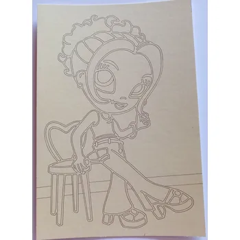 Pískohraní s.r.o. Šablona Monster High 5 Velikost: 165 x 241 mm