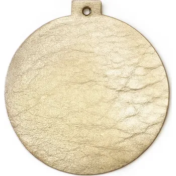 Vánoční ozdoba Zlatá vánoční ozdoba baňka Inoue