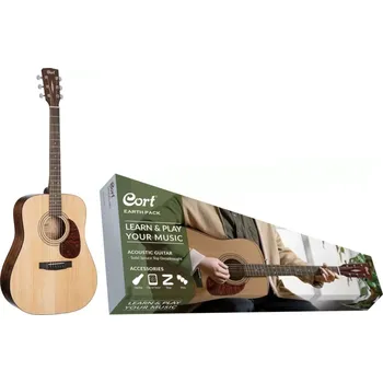 Akustická kytara Cort Earth Pack OP Open Pore Akustická kytara