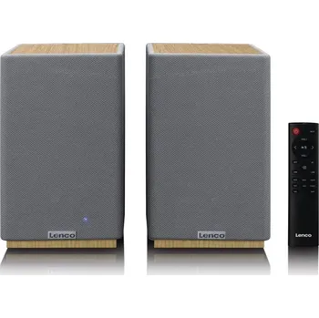 Bluetooth reproduktor Lenco SPB-241WDGY Hi-Fi Bezdrátový reproduktor Wood/Grey