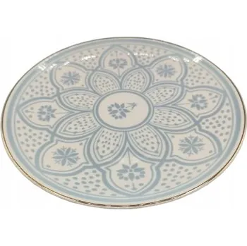 Talíř SAHARA Keramický talíř modrý Ø26 CM jídelní