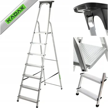 Žebřík Hliníkový Žebřík Kadax do 125 kg