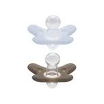 Difrax Dětský dudlík 0-6 měsíců Natural – Dudlík ve tvaru třešně – Silikon – Bez BPA – Dobrá