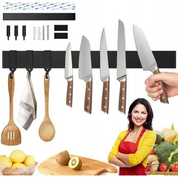 Stojan na nože MAGNETICKÁ LIŠTA NA NOŽE LIŠTA NA NOŽE VĚŠÁK MAGNET MAGNETICKÝ DRŽÁK