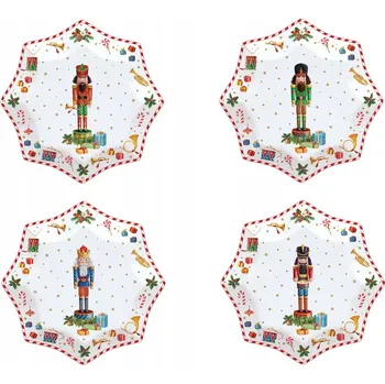 Talíř Vintage talíře Louskáček 16 cm 4 ks Easy Life