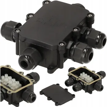 Elektroinstalační krabice Elektroinstalační krabice vodotěsná s vývodkami 5x IP68