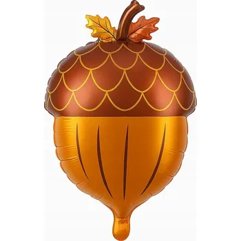 Balónek Fóliový balónek ve tvaru žaludu, 41 cm x 60 cm.