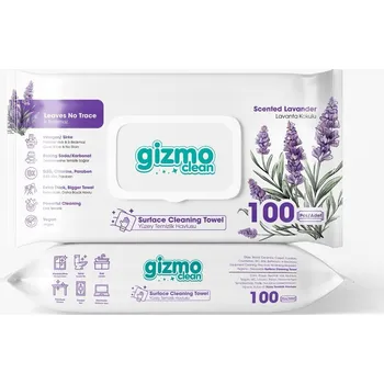 Univerzální čisticí prostředek Univerzální čisticí ubrousky GIZMO 100 kusů s vůní levandule