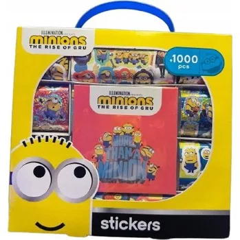 samolepka Mimoni Krabička s nálepkami Mimoni 1000+ | Sada nálepek s Mimoněmi