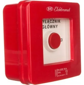 vypínač Nouzový vypínač Elektromet 921429 4 Z 12 A