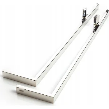 Vrták SPRCHOVÝ KOUT S INTEGROVANÝM PANTEM - SYSTÉM bez skla - LEŠTĚNÝ