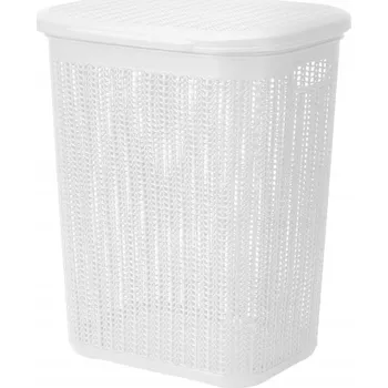 Odpadkový koš Odpadkový koš plastový swe 50l bílý