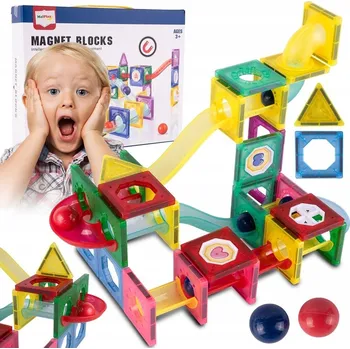 ostatní stavebnice STAVEBNICE STAVEBNICE SVÍTÍCÍ KULIČKOVÁ DRÁHA 3D