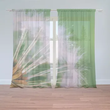 Záclona Sablio Záclony Odkvetlé pampelišky 3: 2ks 150x250cm