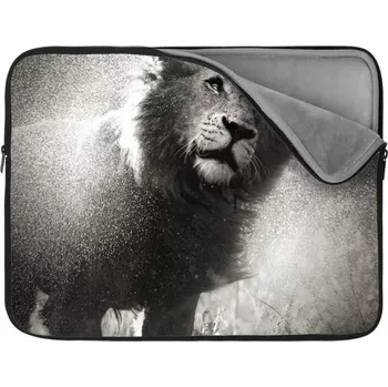 pouzdro na notebook Sablio Obal na notebook Mokrý lev - 17"