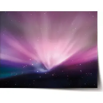 Plakát Sablio Plakát Fialová záře - 60x40 cm