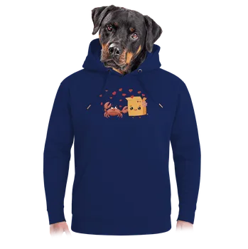 Pánská mikina Bastard Krab a krabice unisex mikina premium Navy