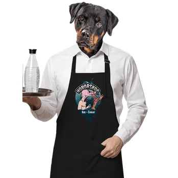 Kuchyňská zástěra Bastard Hororskop - Rak zástěra Black