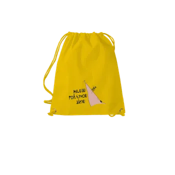 Sportovní vak Bastard Miluju jízdu vak Yellow
