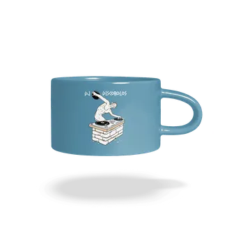 Bastard DJ Discobolos hrnek makronka Blue Macaron