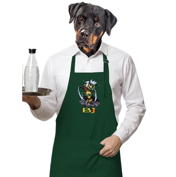 Kuchyňská zástěra Bastard BeeJ zástěra Bottle Green