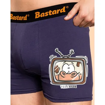 Trenýrky Bastard Televize boxerky Blue Navy