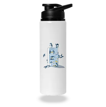 Láhev Bastard Pařba v lednici lahev na vodu White