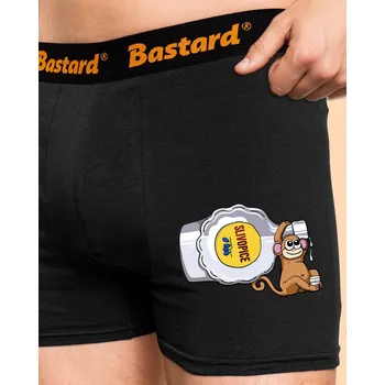 Trenýrky Bastard Slivopice boxerky Black