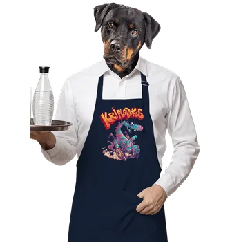 Kuchyňská zástěra Bastard Kriplodokus zástěra Navy