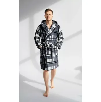 Dámský župan De Lafense župan 034 Blanket M-2XL pánský šedá M