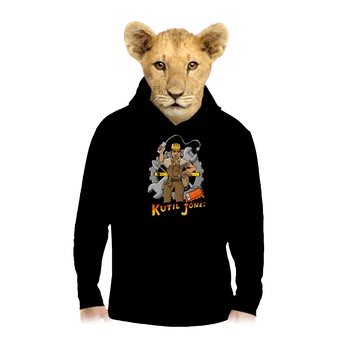 Chlapecká mikina Bastard Kutil Jones dětská mikina klokanka Black