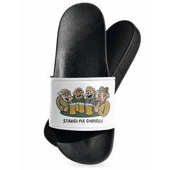 Pánské pantofle Bastard Starci na chmelu pantofle White