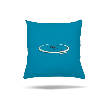 Polštář Bastard Dead in pool polštář Blue Turquoise