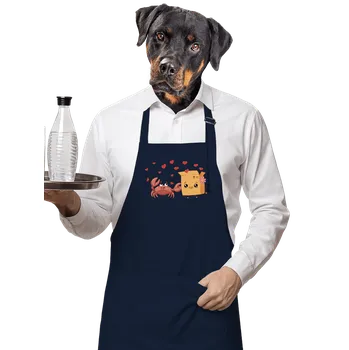 Kuchyňská zástěra Bastard Krab a krabice zástěra Navy