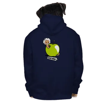 Pánská mikina Bastard Červí díra pánská mikina na zip Navy