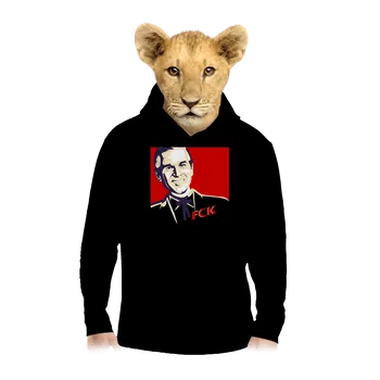 Chlapecká mikina Bastard FCK dětská mikina klokanka Black