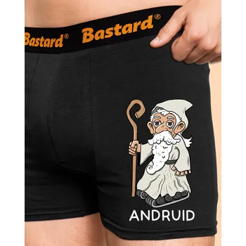 Trenýrky Bastard Andruid boxerky Black